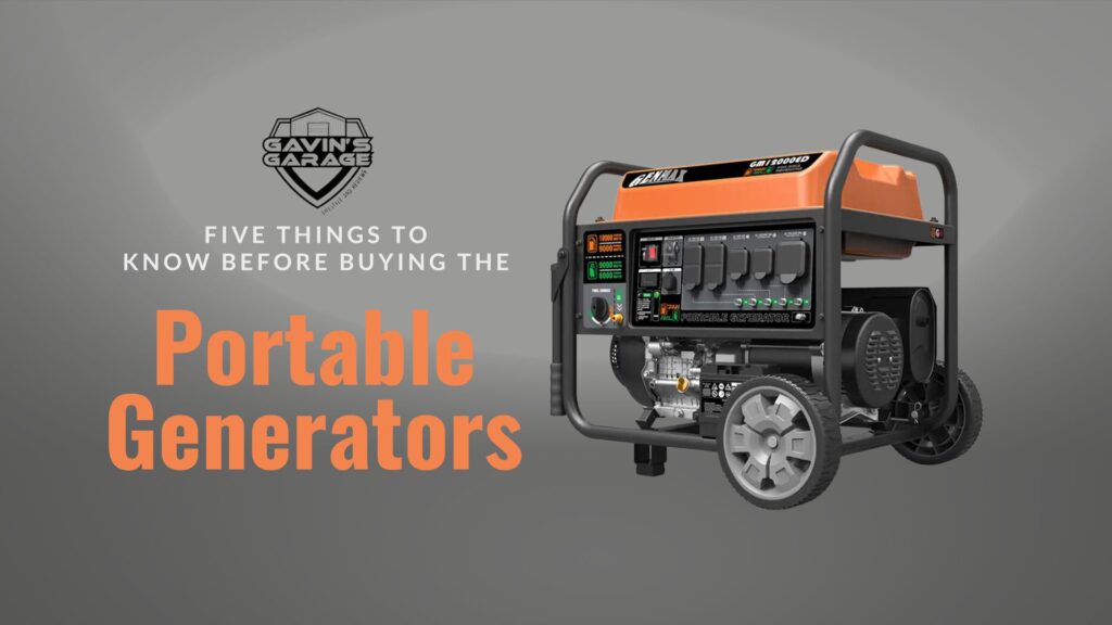 Five Things to Know Before Buying the Portable Generators